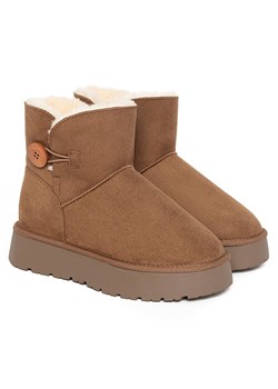 Blackfield Botki zimowe "Clair" w kolorze jasnobrązowym ze sklepu Limango Polska w kategorii Śniegowce damskie - zdjęcie 188174537