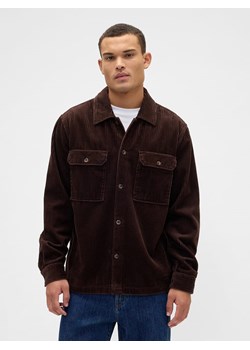 GAP Koszula sztruksowa w kolorze ciemnbrązowym ze sklepu Limango Polska w kategorii Kurtki męskie - zdjęcie 188175878