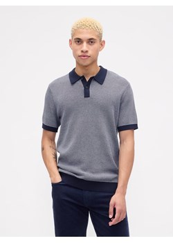 GAP Koszulka polo w kolorze szaro-granatowym ze sklepu Limango Polska w kategorii T-shirty męskie - zdjęcie 188175896