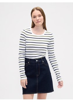 GAP Koszulka w kolorze oliwkowo-granatowo-białym ze sklepu Limango Polska w kategorii Bluzki damskie - zdjęcie 188175925
