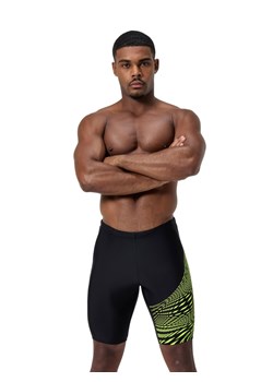 Speedo Kąpielówki "Eco Medley" w kolorze czarno-limonkowym ze sklepu Limango Polska w kategorii Kąpielówki - zdjęcie 188176607