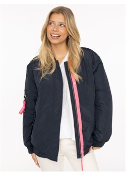Zwillingsherz Kurtka "Happy" w kolorze granatowym ze sklepu Limango Polska w kategorii Kurtki damskie - zdjęcie 188177108