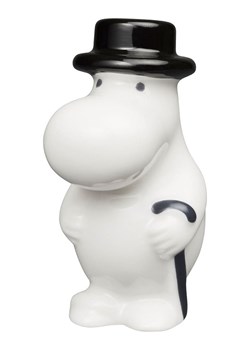 Moomin Figurka dekoracyjna "Moominpappa" w kolorze biało-czarnym - dł. 8 cm ze sklepu Limango Polska w kategorii Dekoracje - zdjęcie 188177289