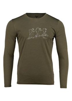 Traunstein Sport Koszulka funkcyjna "Skitour" w kolorze khaki ze sklepu Limango Polska w kategorii T-shirty męskie - zdjęcie 188177328