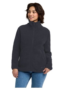 Jack Wolfskin Kurtka polarowa "High Curl" w kolorze granatowym ze sklepu Limango Polska w kategorii Kurtki damskie - zdjęcie 188177436