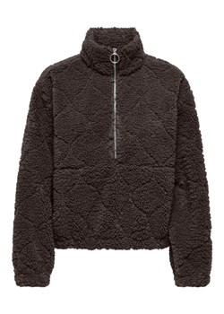 ONLY Bluza polarowa w kolorze ciemnobrązowym ze sklepu Limango Polska w kategorii Bluzy damskie - zdjęcie 188178115