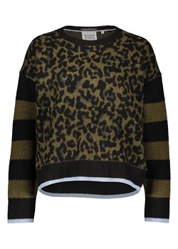 Scotch &amp; Soda Sweter w kolorze czarno-oliwkowym ze sklepu Limango Polska w kategorii Swetry damskie - zdjęcie 188178885