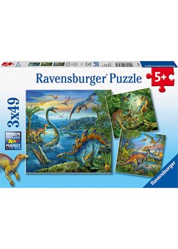 Ravensburger 49-częściowe puzzle (3 szt.) "Fascination with dinosaurs" - 5+ ze sklepu Limango Polska w kategorii Puzzle - zdjęcie 188179195