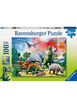 Ravensburger 100-częściowe puzzle "Among dinosaurs" - 6+ ze sklepu Limango Polska w kategorii Puzzle - zdjęcie 188179206