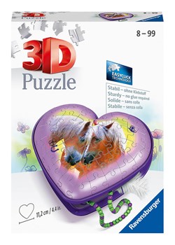 Ravensburger 54-częściowe puzzle 3D "Heart-shaped box with horses" - 8+ ze sklepu Limango Polska w kategorii Puzzle - zdjęcie 188179208
