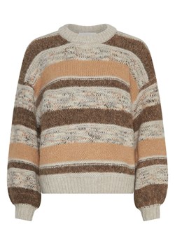 MOSS COPENHAGEN Sweter "Constance" w kolorze szarobrązowo-beżowym ze sklepu Limango Polska w kategorii Swetry damskie - zdjęcie 188179816