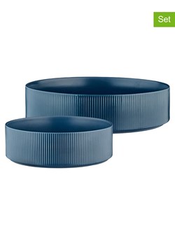 Björn Salaterki (2 szt.) "Scandi" w kolorze granatowym ze sklepu Limango Polska w kategorii Misy i tace dekoracyjne - zdjęcie 188183887