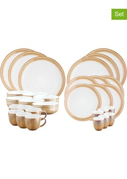 Björn 30-częściowy zestaw "Cosmos" w kolorze biało-beżowym ze sklepu Limango Polska w kategorii Naczynia - zdjęcie 188185156