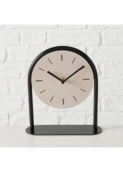 Boltze Zegar stołowy "Diabolo" w kolorze czarno-beżowym - wys. 22 cm ze sklepu Limango Polska w kategorii Zegary - zdjęcie 188186916