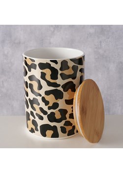 Boltze Pojemnik "Leony" w kolorze beżowo-brązowym - wys. 16,5 x Ø 12 cm ze sklepu Limango Polska w kategorii Pojemniki kuchenne - zdjęcie 188186966