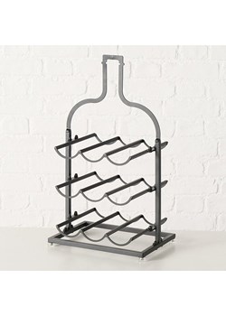 Boltze Stojak "Botella" w kolorze czarnym na butelki wina - 22,3 x 54,5 cm ze sklepu Limango Polska w kategorii Regały i witryny - zdjęcie 188186996