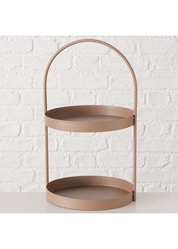 Boltze Etażerka "Joko" w kolorze jasnobrązowym - wys. 45 x Ø 27 cm ze sklepu Limango Polska w kategorii Misy i tace dekoracyjne - zdjęcie 188187085