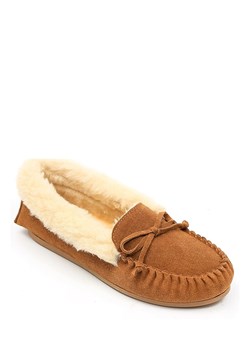 ISLAND BOOT Skórzane mokasyny "Maelle" w kolorze jasnobrązowym ze sklepu Limango Polska w kategorii Mokasyny damskie - zdjęcie 188187308