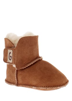 Gooce Skórzane buty "Charlotte" w kolorze brązowym do raczkowania ze sklepu Limango Polska w kategorii Kapcie dziecięce - zdjęcie 188187935