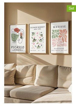 Wallity Druki artystyczne (3 szt.) w ramce ze sklepu Limango Polska w kategorii Obrazy - zdjęcie 188188805