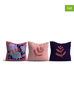 Wallity Poduszki (3 szt.) w kolorze jasnoróżowo-granatowym ze sklepu Limango Polska w kategorii Poduszki dekoracyjne - zdjęcie 188188978