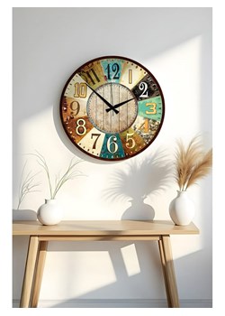 Wallity Zegar ścienny w kolorze beżowym - Ø 50 cm ze sklepu Limango Polska w kategorii Zegary - zdjęcie 188188999