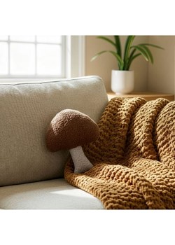 Wallity Poduszka w kolorze brązowo-białym - 26 x 22 cm ze sklepu Limango Polska w kategorii Poduszki dekoracyjne - zdjęcie 188189188