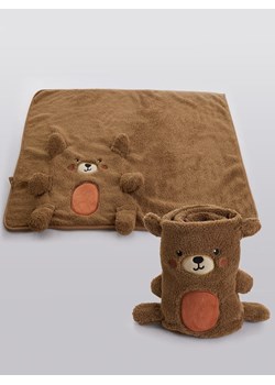 Denokids Koc "Teddy Bear" w kolorze brązowym ze sklepu Limango Polska w kategorii Tekstylia - zdjęcie 188189519