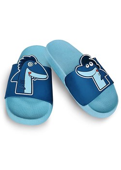 Denokids Klapki "Shark" w kolorze niebieskim ze sklepu Limango Polska w kategorii Kapcie dziecięce - zdjęcie 188190347