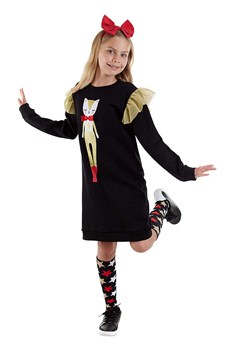 Denokids Sukienka w kolorze czarnym ze sklepu Limango Polska w kategorii Sukienki dziewczęce - zdjęcie 188190419