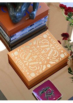 Printworks Pudełko "Precious Things" w kolorze pomarańczowym - 26 x 19 x 8 cm ze sklepu Limango Polska w kategorii Akcesoria i przechowywanie - zdjęcie 188191646