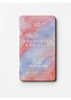 Printworks Kredki akwarelowe (12 szt.) "Aquarelle" w różnych kolorach ze sklepu Limango Polska w kategorii Akcesoria biurowe - zdjęcie 188191668