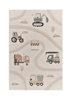 Atticgo Dywan "Clown" w kolorze kremowo-beżowo-turkusowym ze sklepu Limango Polska w kategorii Tekstylia dziecięce - zdjęcie 188191957