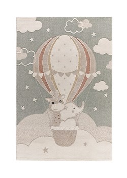 Atticgo Dywan "Clown" w kolorze turkusowo-białym ze sklepu Limango Polska w kategorii Tekstylia dziecięce - zdjęcie 188191967