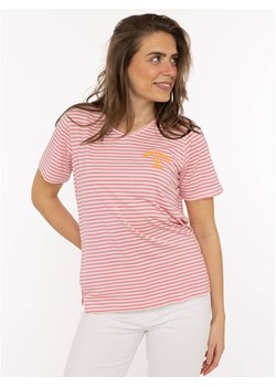 Zwillingsherz Koszulka w kolorze biało-jasnoróżowym ze sklepu Limango Polska w kategorii Bluzki damskie - zdjęcie 188192849