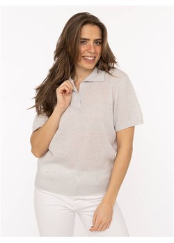 Zwillingsherz Koszulka polo w kolorze beżowym ze sklepu Limango Polska w kategorii Bluzki damskie - zdjęcie 188192899