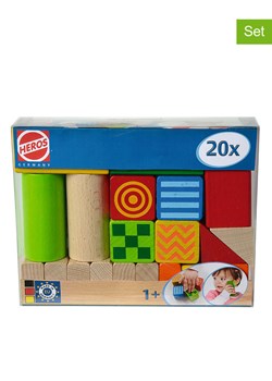 Eichhorn 20-częściowy zestaw klocków - 12 m+ ze sklepu Limango Polska w kategorii Zabawki - zdjęcie 188194555