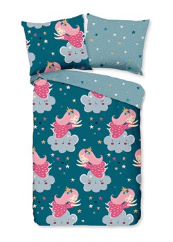 Good Morning Komplet pościeli "Princesse" w kolorze morskim ze sklepu Limango Polska w kategorii Pościel dziecięca - zdjęcie 188196615