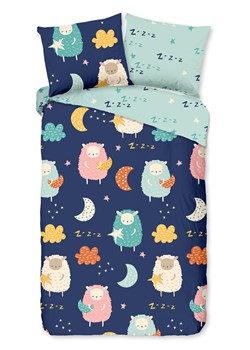 Good Morning Komplet pościeli "Sheep" w kolorze granatowym ze sklepu Limango Polska w kategorii Pościel dziecięca - zdjęcie 188196625