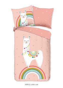 Good Morning Komplet pościeli "Llama" w kolorze jasnoróżowym ze sklepu Limango Polska w kategorii Pościel dziecięca - zdjęcie 188196717