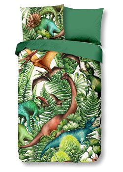 Good Morning Komplet pościeli "Prehistory" w kolorze zielonym ze sklepu Limango Polska w kategorii Pościel dziecięca - zdjęcie 188196949
