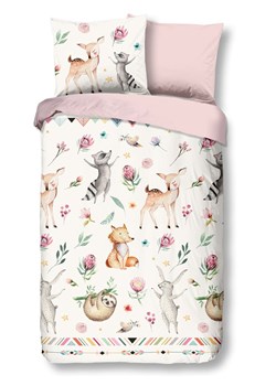 Good Morning Komplet pościeli renforcé "Dance" w kolorze jasnoróżowym ze wzorem ze sklepu Limango Polska w kategorii Pościel dziecięca - zdjęcie 188196955