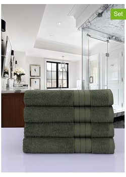 Descanso Ręczniki (4 szt.) w kolorze zielonym do rąk ze sklepu Limango Polska w kategorii Ręczniki - zdjęcie 188197648