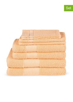 Good Morning 8-częściowy zestaw ręczników w kolorze pomarańczowym ze sklepu Limango Polska w kategorii Ręczniki - zdjęcie 188197666