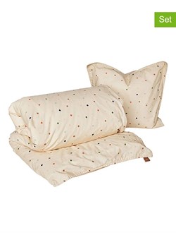 OYOY mini 2-częściowy komplet pościeli "Konfetti" w kolorze kremowym ze sklepu Limango Polska w kategorii Pościel dziecięca - zdjęcie 188198898