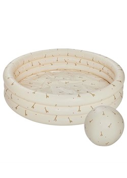 OYOY mini Brodzik "Giraffe" w kolorze beżowym z piłką - wys. 26 cm x Ø 120 cm - 3+ ze sklepu Limango Polska w kategorii Pozostałe wyposażenie ogrodowe - zdjęcie 188198955