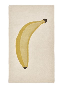 OYOY mini Wełniany dywan "Banana Tufted" w kolorze beżowo-żółtym - 140 x 80 cm ze sklepu Limango Polska w kategorii Tekstylia dziecięce - zdjęcie 188199057