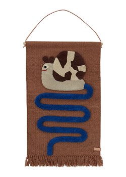 OYOY mini Dywan ścienny "Sally Snail On The Way" w kolorze brązowym - 87 x 50 cm ze sklepu Limango Polska w kategorii Tekstylia dziecięce - zdjęcie 188199069