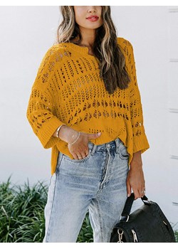 LA Angels Sweter w kolorze jasnobrązowym ze sklepu Limango Polska w kategorii Swetry damskie - zdjęcie 188200237