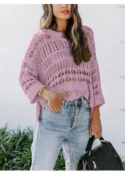 LA Angels Sweter w kolorze fioletowym ze sklepu Limango Polska w kategorii Swetry damskie - zdjęcie 188200239